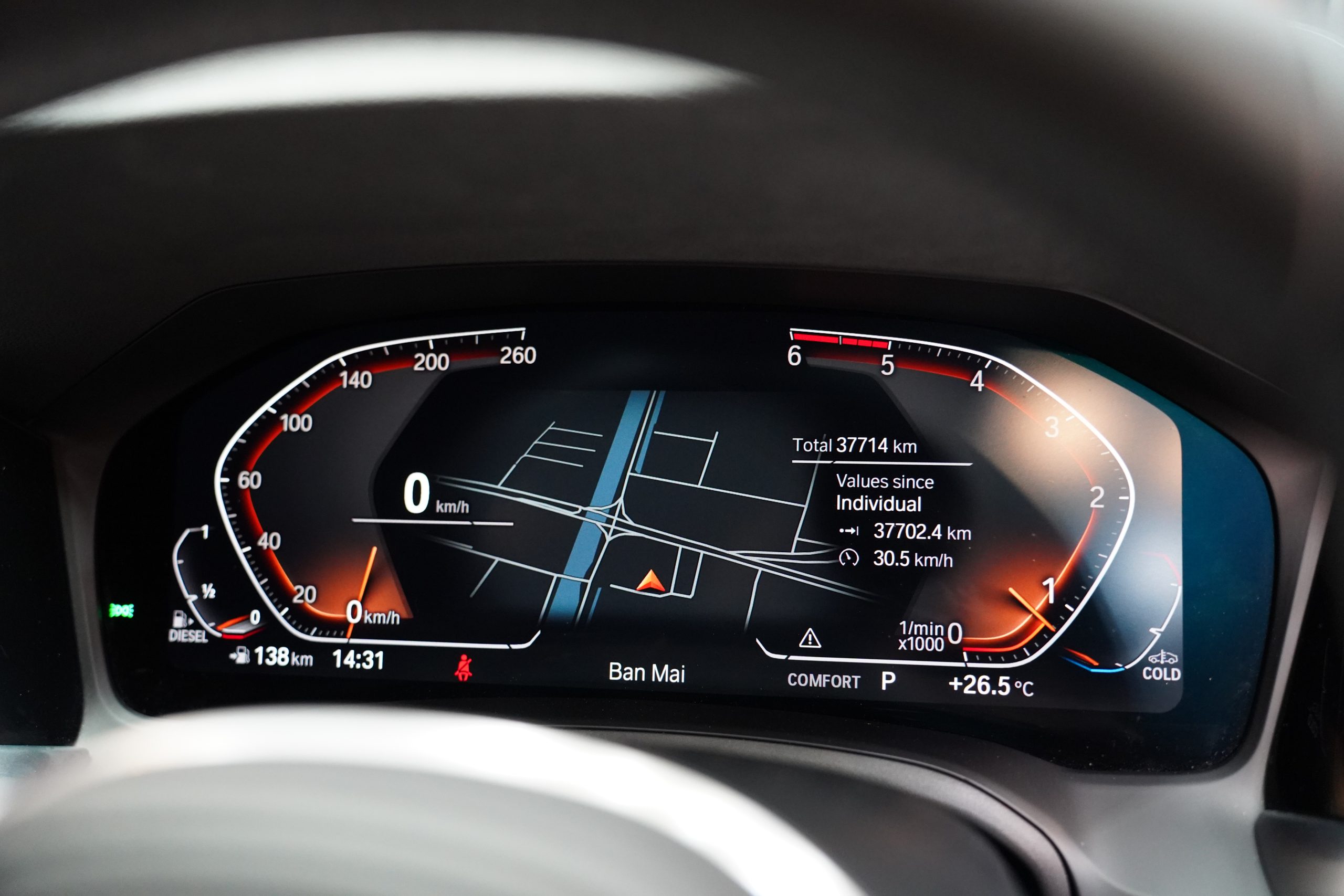 2021 BMW 320d 2.0 G20 (ปี 19-26) M Sport Sedan - Image 17